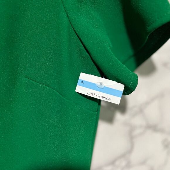 CeCe A-Line Bow Dress Green Size 4 - Picture 4 of 8